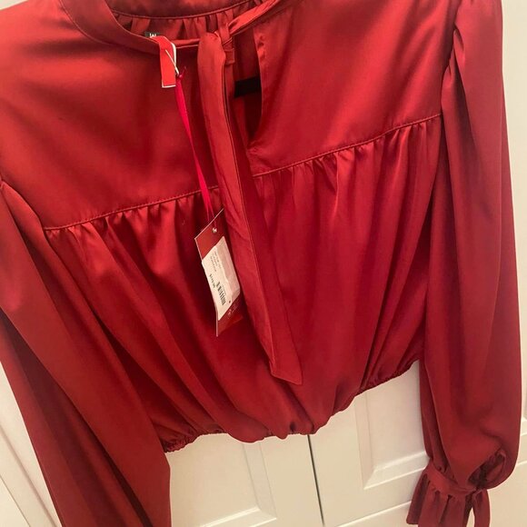 RED BLOUSE - Picture 2 of 4